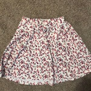Floral wet seal skirt